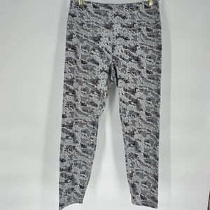 Spyder‎ Gray Jogger leggings walking running yoga exercise with Abstract Design